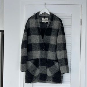 Black and white Plaid Jacket | Wilfred Aritzia